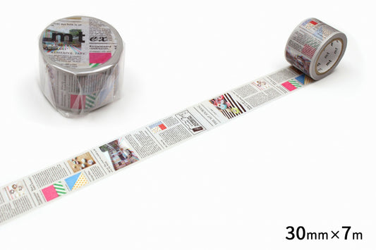 Newspapers in English - mt ex masking tape - 30mm