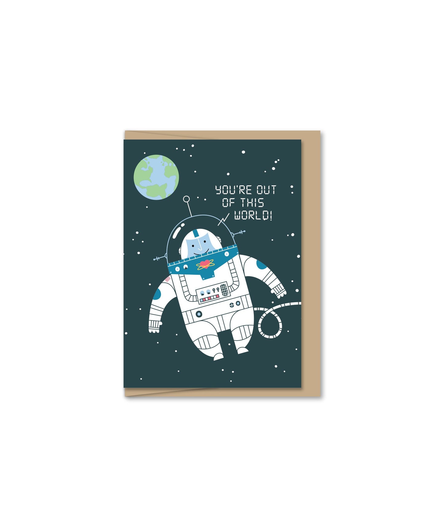 MINI OUTTA THIS WORLD - mini note card