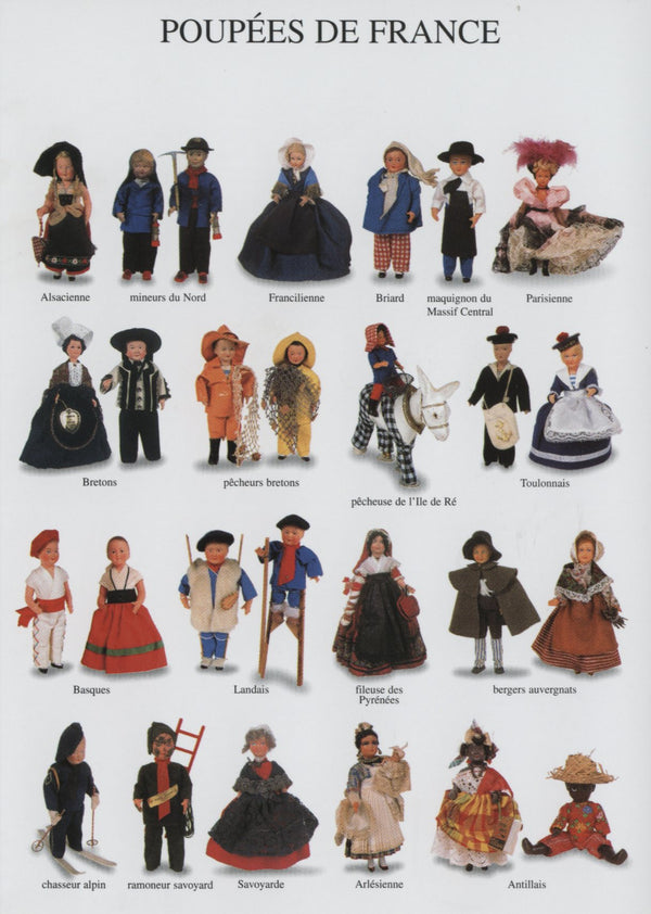 Poupées de France - Nouvelles Images postcard