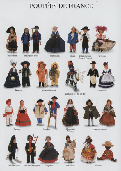 Poupées de France - Nouvelles Images postcard