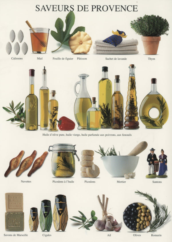Saveurs de Provence - Nouvelles Images postcard