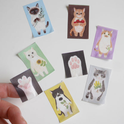 Cat #B - 4Legs washi tape
