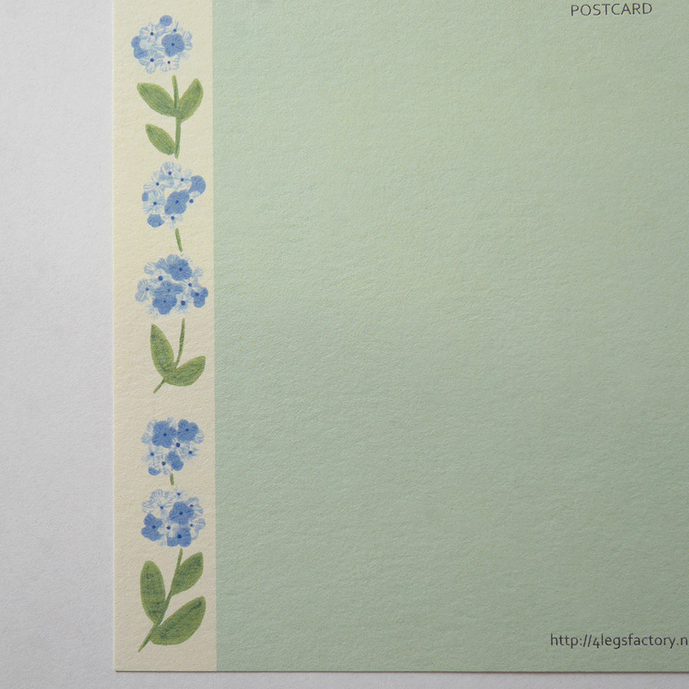 Hairy Cat毛玉ねこ - Cat in a picture book series- 4Legs postcards