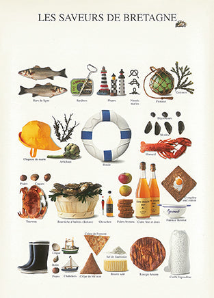 Taste of Brittany - Nouvelles Images postcard