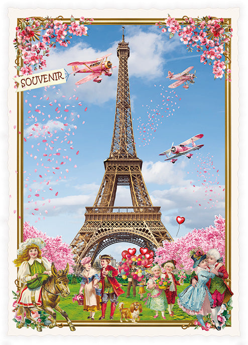 La France, Paris, Eiffel Tower Souvenir - PK1239