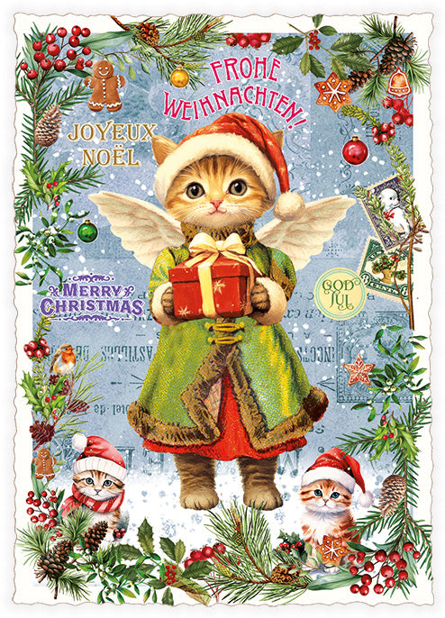 Merry Christmas – Fröhliche Weihnachten – Joyeux Noel - PK1247