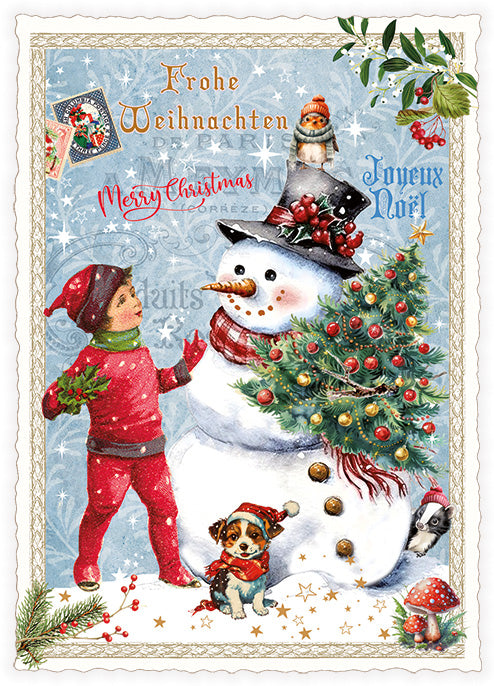 Merry Christmas – Fröhliche Weihnachten – Joyeux Noel - PK1248