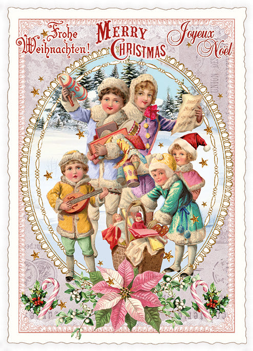 Merry Christmas – Fröhliche Weihnachten – Joyeux Noel - PK1250