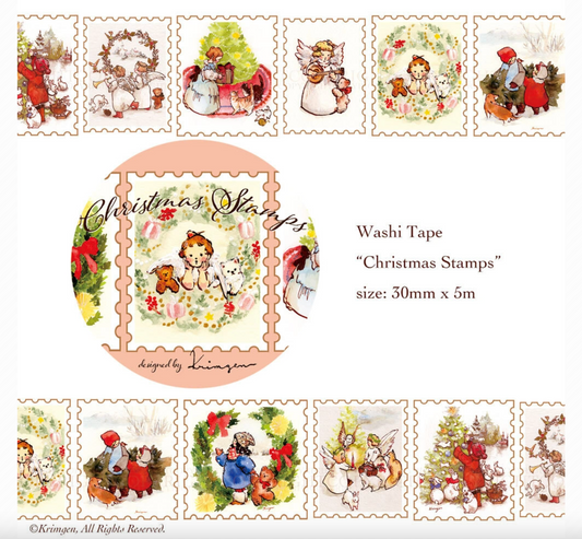 Christmas Stamp - Krimgen washitape