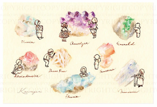 Minerals - Krimgen postcard