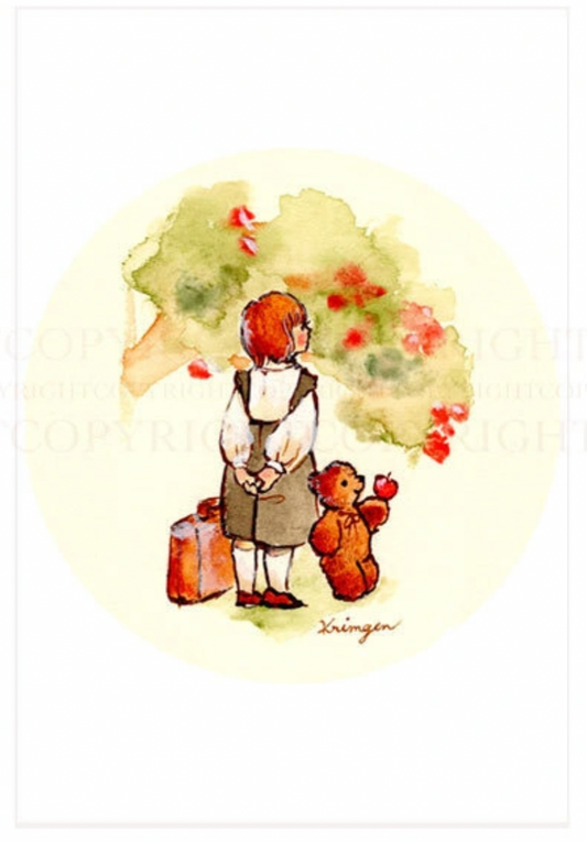 Red Apple Boy - Krimgen postcard