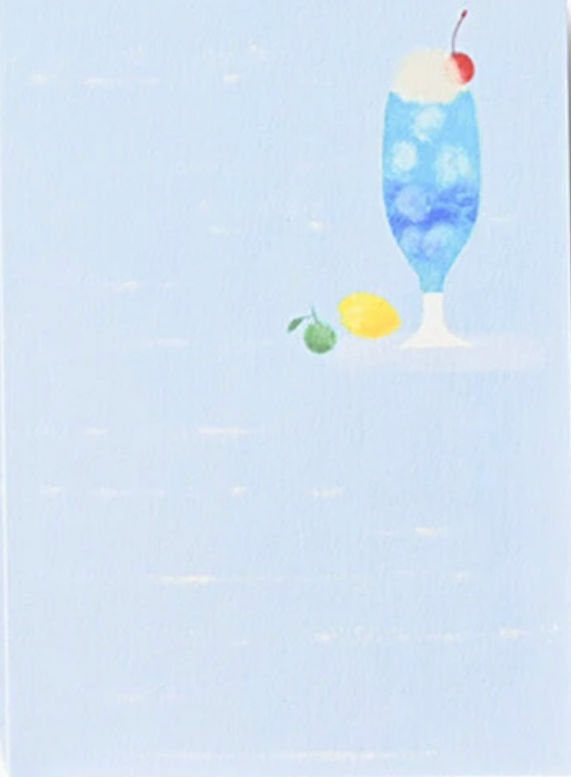 Cream Soda - Summer Illustration Postcard