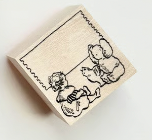 Ticket Frame - Krimgen Rubber Stamp