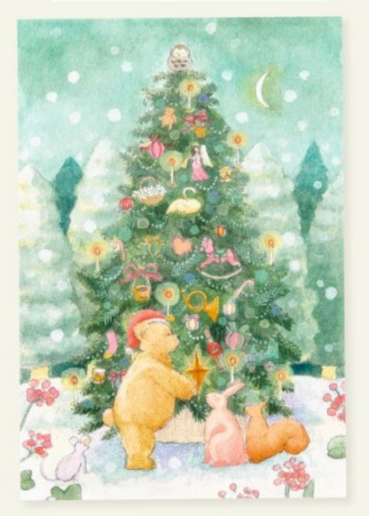 Let's put a star on top! - World1 Art Creators Christmas card