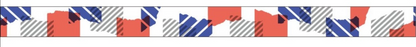 MT Washi Tape Sampler - 0.5m - Blue collection 3
