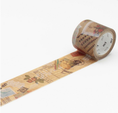 Washi Tape Sampler - 0.5m - brown collection 2