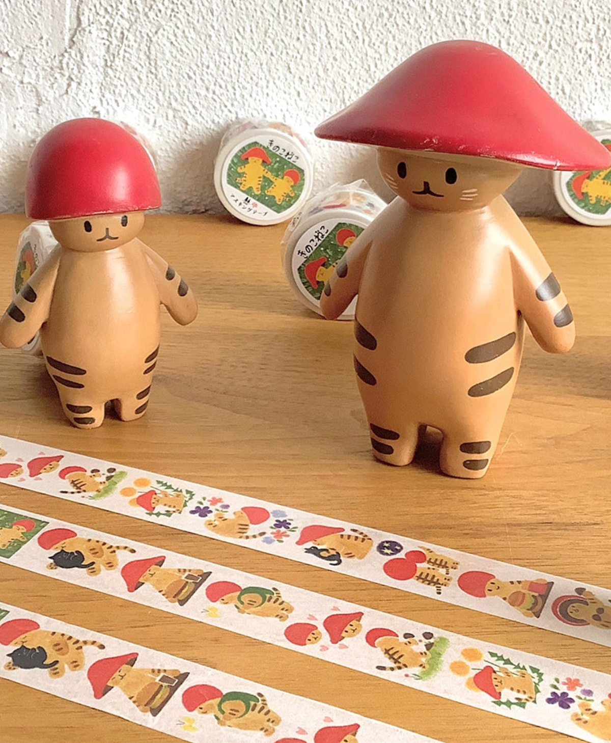 Mushroom Cat #2 - 4Legs washi tape