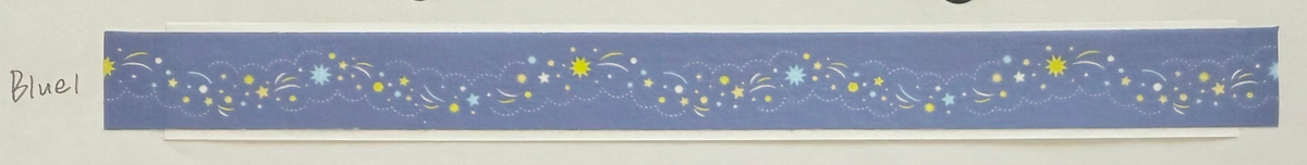 MT Washi Tape Sampler - 0.5m - Blue collection 1