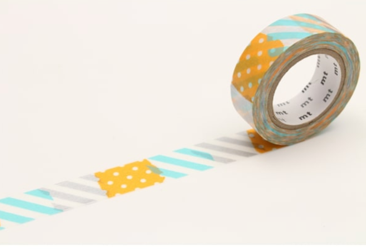 MT Washi Tape Sampler - 0.5m - Blue collection 2