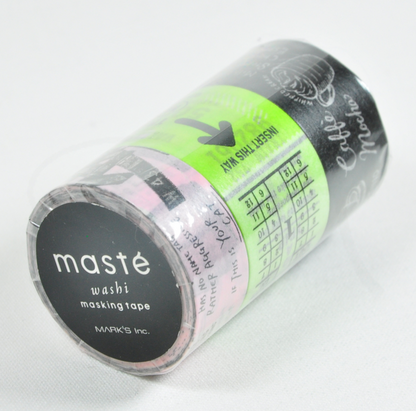 City#3 - Pack of 3 - Mark's masté washi tape set