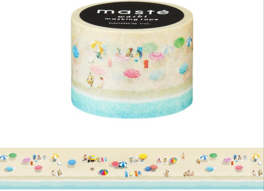 Beach - 0.5m sampler - Mark's masté washi tape
