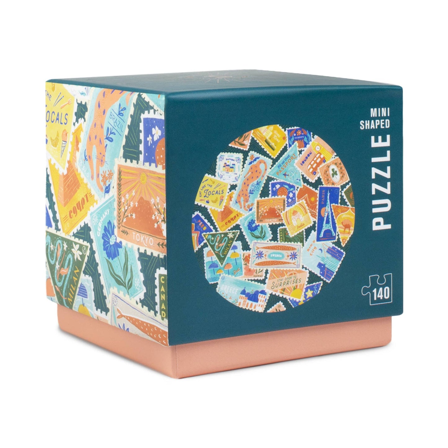 MINI JIGSAW PUZZLE, Well Traveled - LanternPress Puzzle