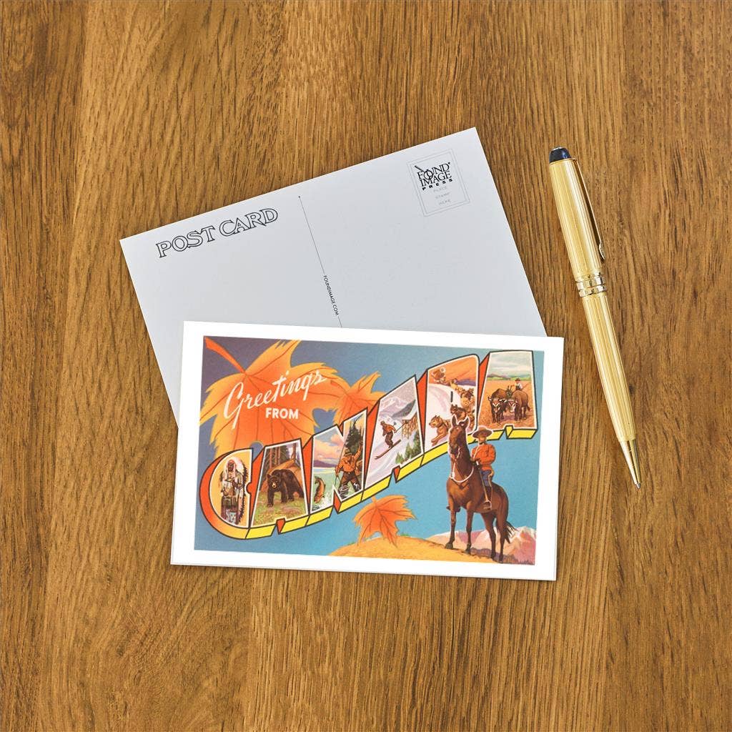 Greetings from Canada - Found Image postcard