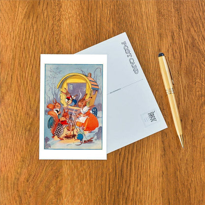 Woodland Creature Gypsies - Found Image postcard
