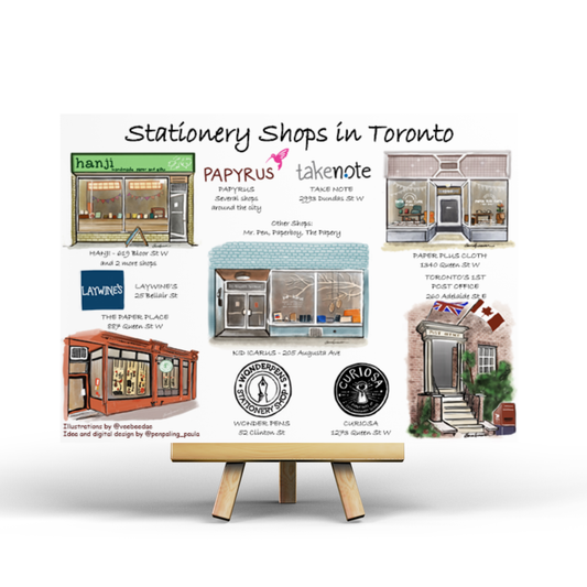 Stationery Shops in Toronto - Penpaling Paula Postcard