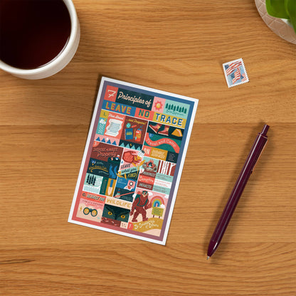 Leave No Trace - Lantern Press Postcard