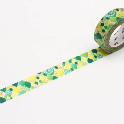 Citrus Pattern - mt masking tape - 15mm x 7m