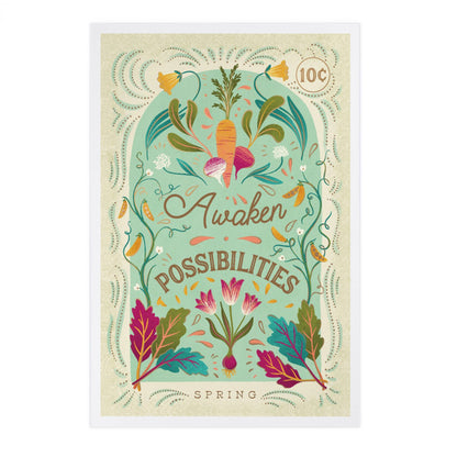 Seasons Mantra, Spring - Lantern Press Postcard
