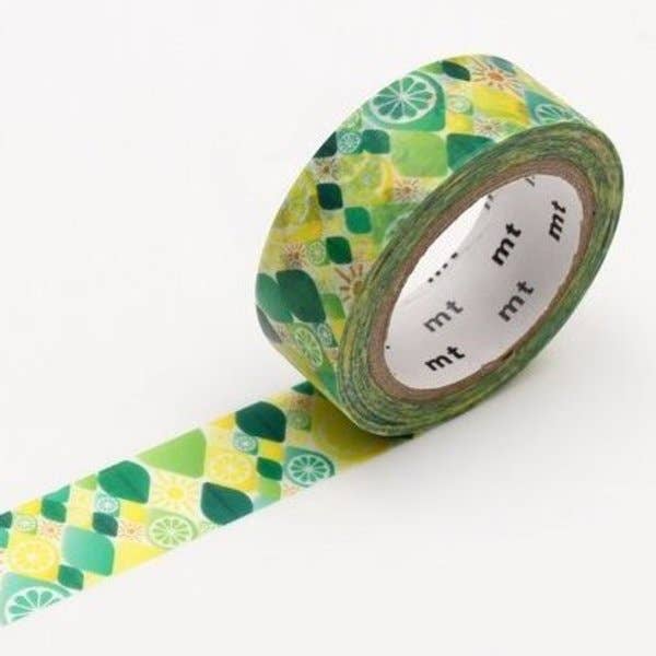 Citrus Pattern - mt masking tape - 15mm x 7m