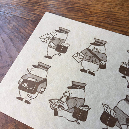 ハガキ・もぐら郵便局 - Kyupodo Letterpress postcard