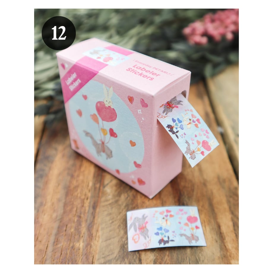 Niigata Omusubi- 啓文社印刷 keibunsha - 24 labeler stickers sampler