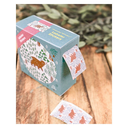 Bear - 啓文社印刷 keibunsha - 24 labeler stickers sampler
