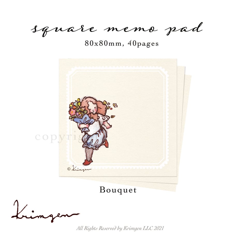 Bouquet - Krimgen memo pad