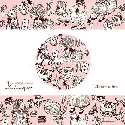 Alice - Krimgen washi tape