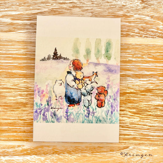 Lavender Fields - Krimgen postcard