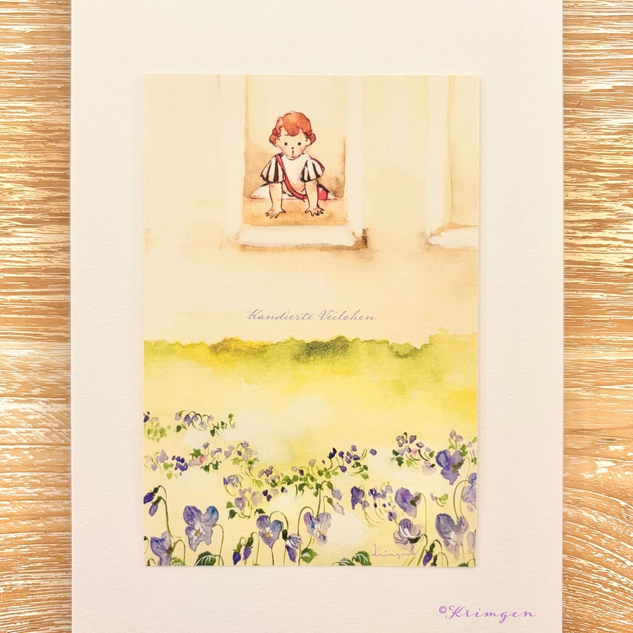 From the window - Krimgen postcard