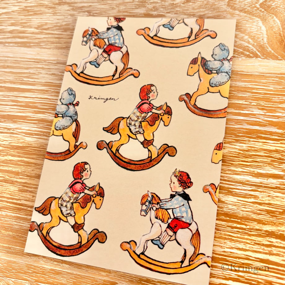 Rocking Horses - Krimgen postcard