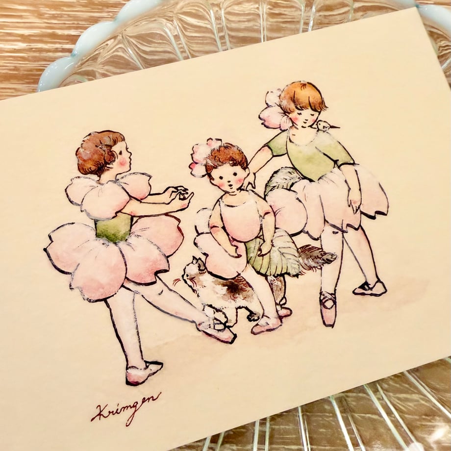 Sakura Ballerina - Krimgen postcard