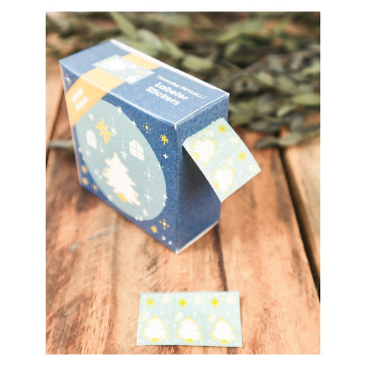 A quiet night - 啓文社印刷 Keibunsha - 24 labeler stickers sampler