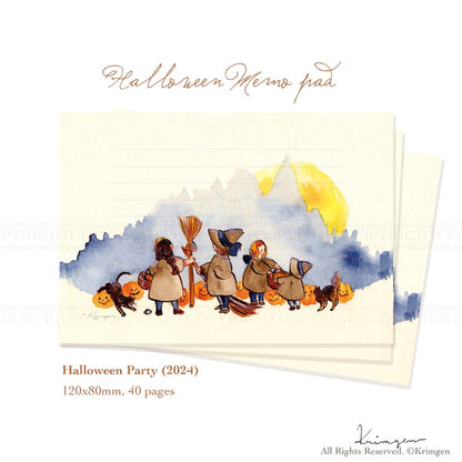 Halloween Party - Krimgen Memo Pad
