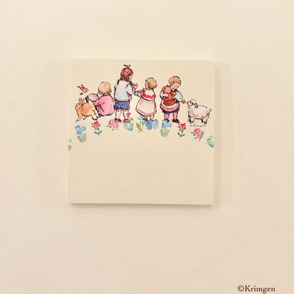 "Colorful children" - Krimgen memo paper