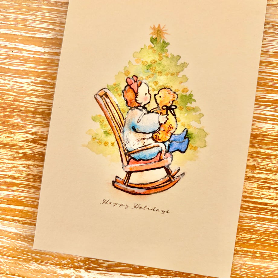 Rocking chair - Krimgen postcard