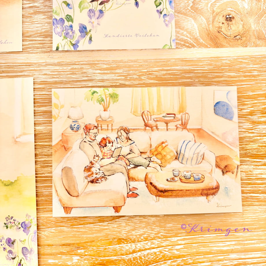 Family - Krimgen postcard