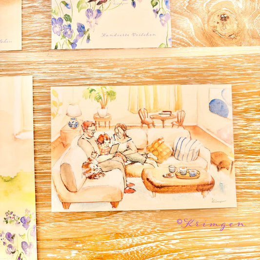 Family - Krimgen postcard