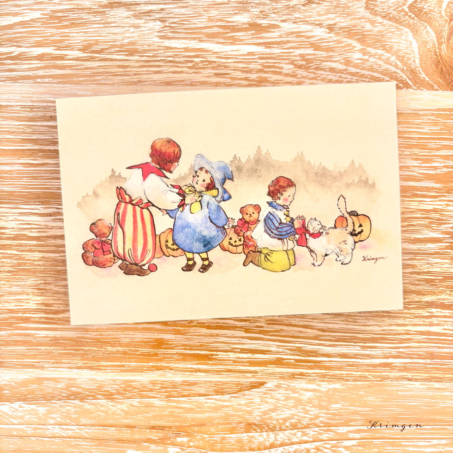 Halloween - Krimgen postcard