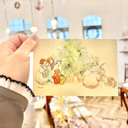 Three Kinds Seeing Angels - Krimgen postcard